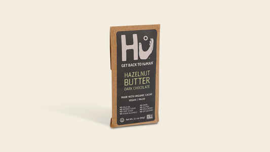 Organic Hazelnut Butter Dark Chocolate Bar