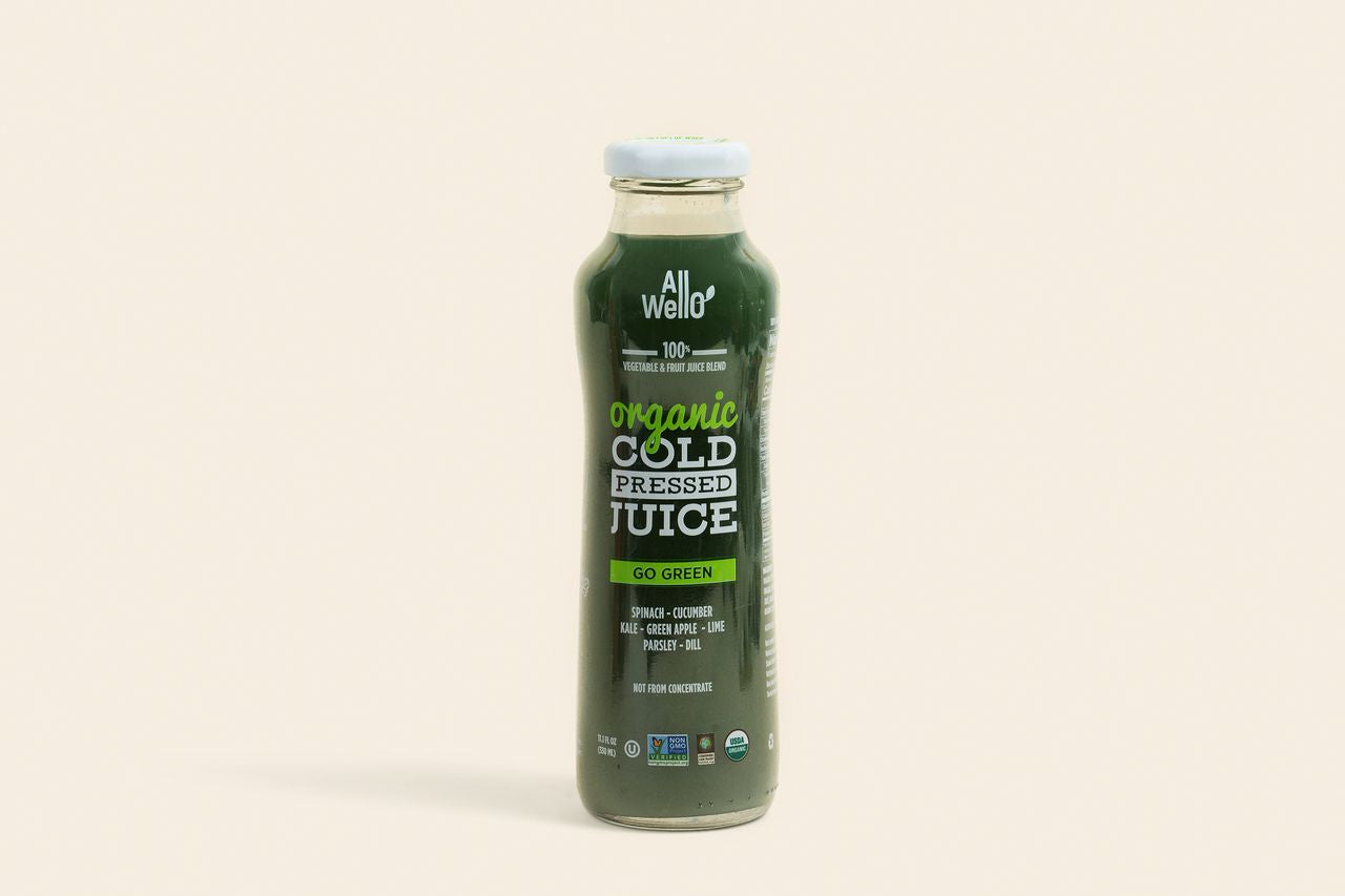 Alwello Organic Cold-Pressed Green Juice