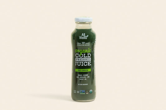 Alwello Organic Cold-Pressed Green Juice